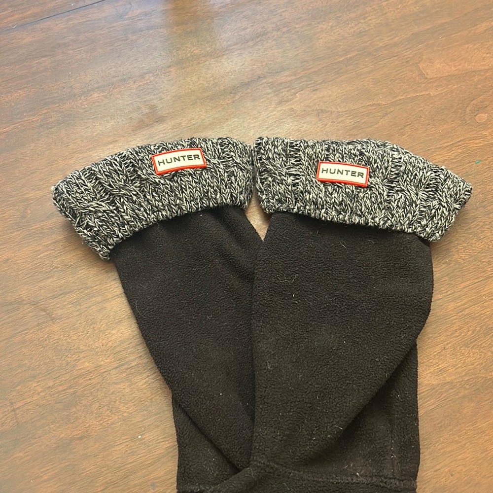 Tall Hunter boot socks.